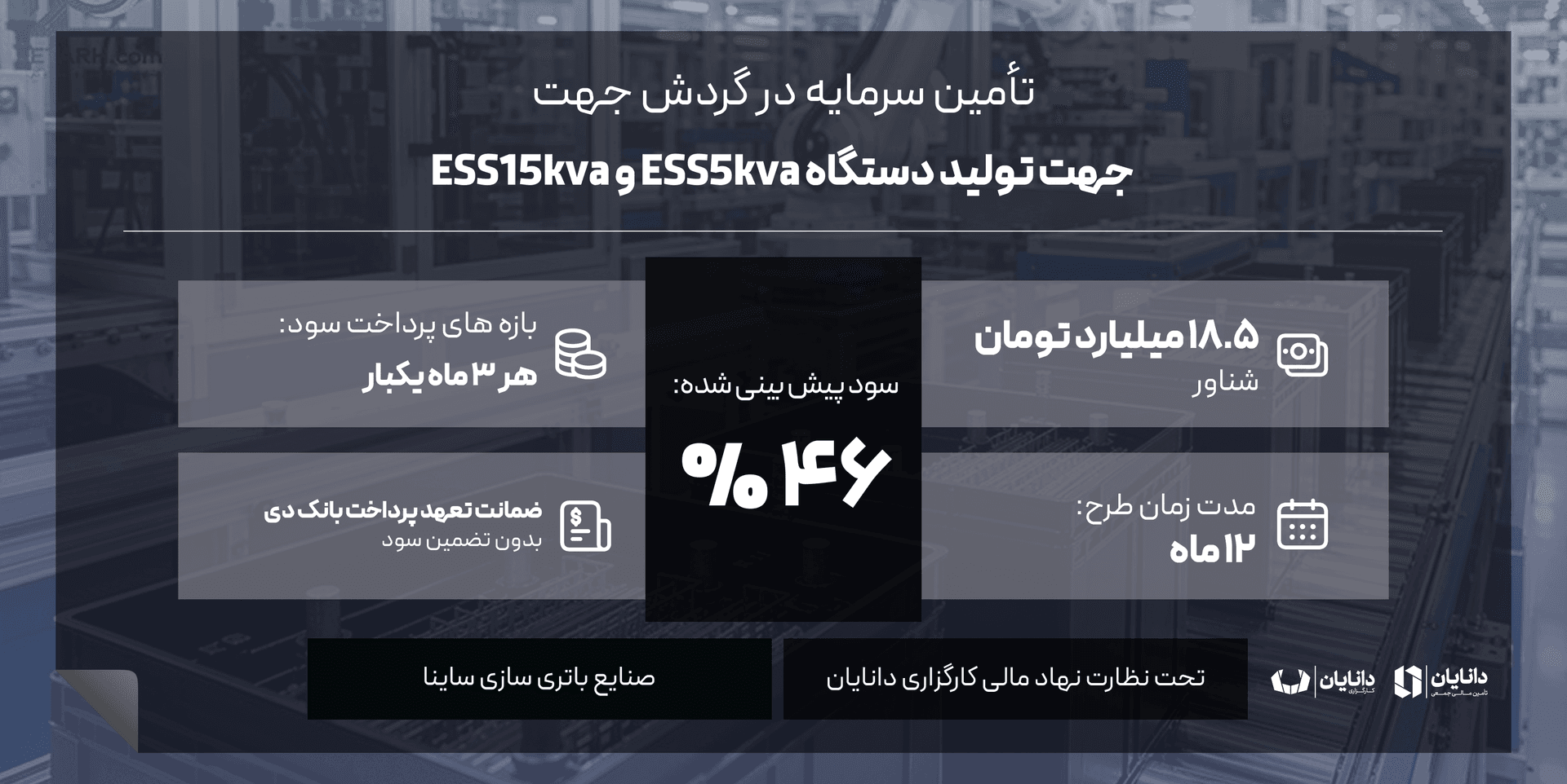  تولید دستگاه ای اس اس 5  و  ای اس اس 15 