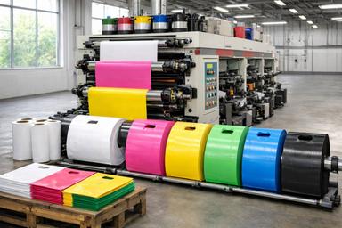 تامین سرمایه در گردش جهت تولید و عرضه نایلون چاپی شاپینگ بگ 6 رنگ