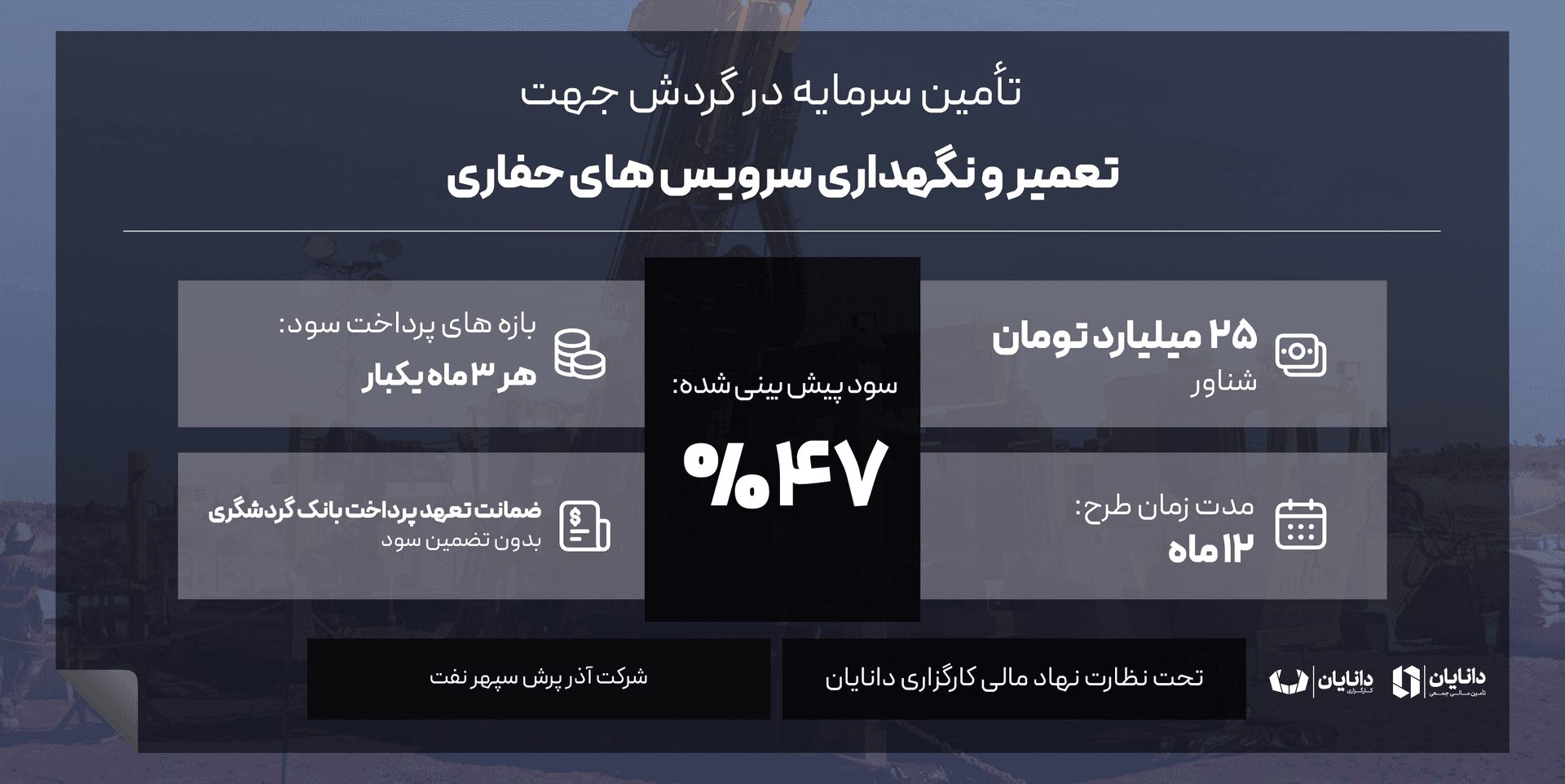 تعمیر و نگهداری سرویس های حفاری