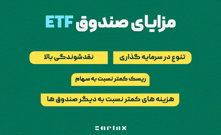 مزایای صندوق قابل معامله یا ETF