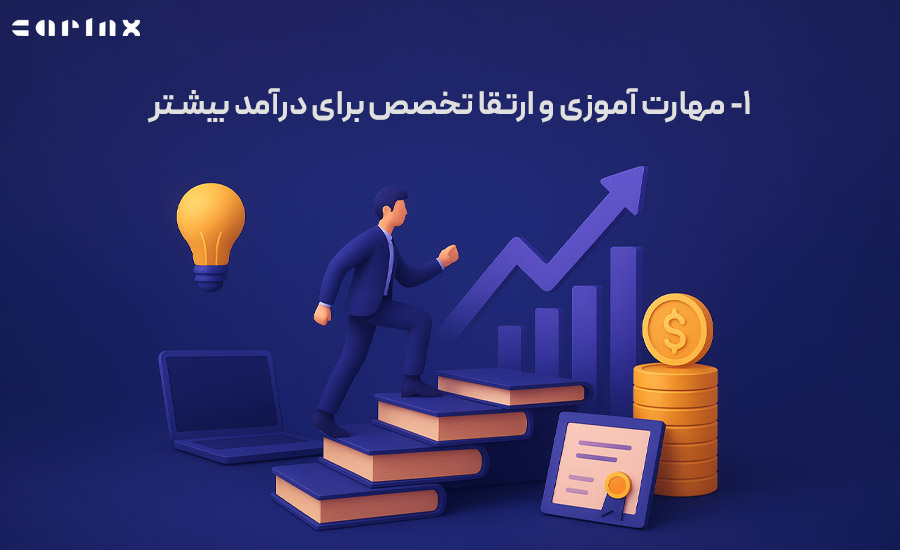 مهارت آموزی و ارتقا تخصص برای افزایش درآمد شخصی