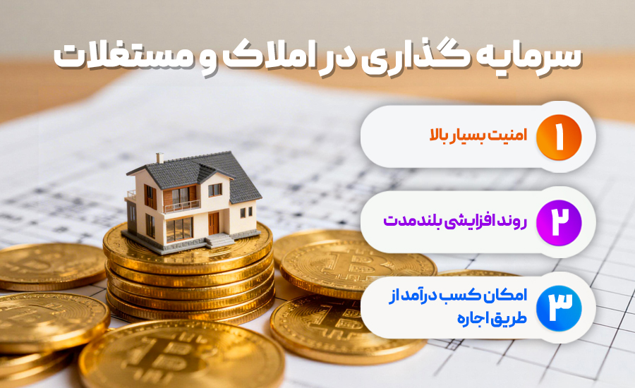 سرمایه گذاری در املاک و مستغلات برای حفظ ارزش پول