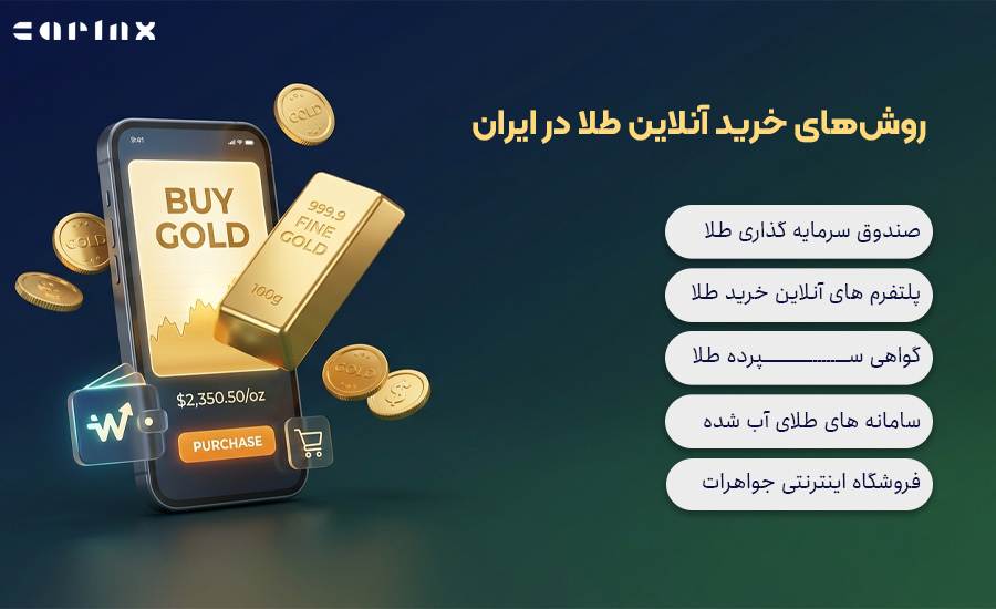 روش های خرید آنلاین طلا در ایران