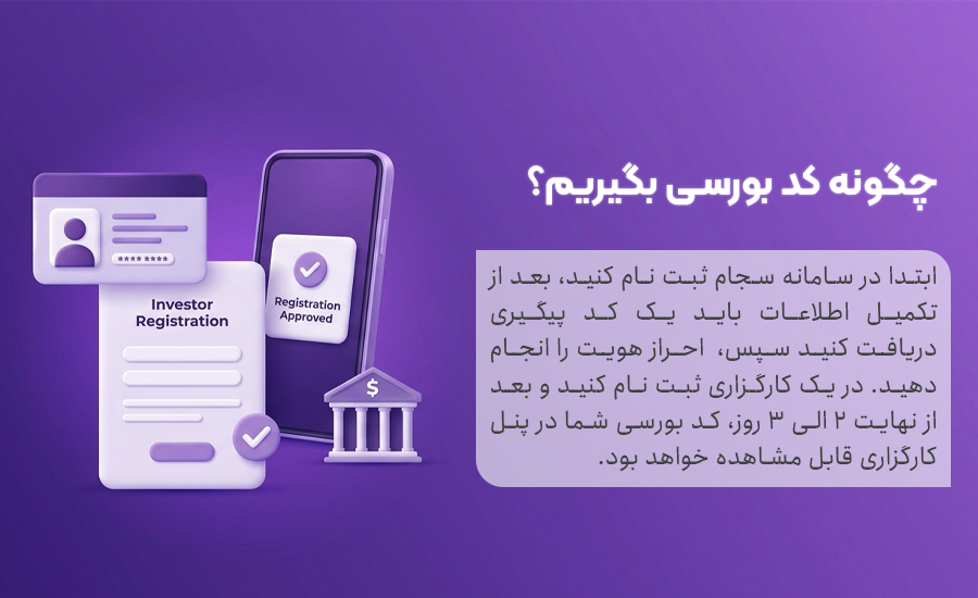 چگونه کد بورسی بگیریم؟ به زبان ساده