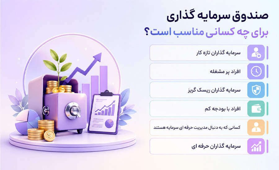 سرمایه گذاری در صندوق سرمایه گذاری برای چه کسانی مناسب است؟