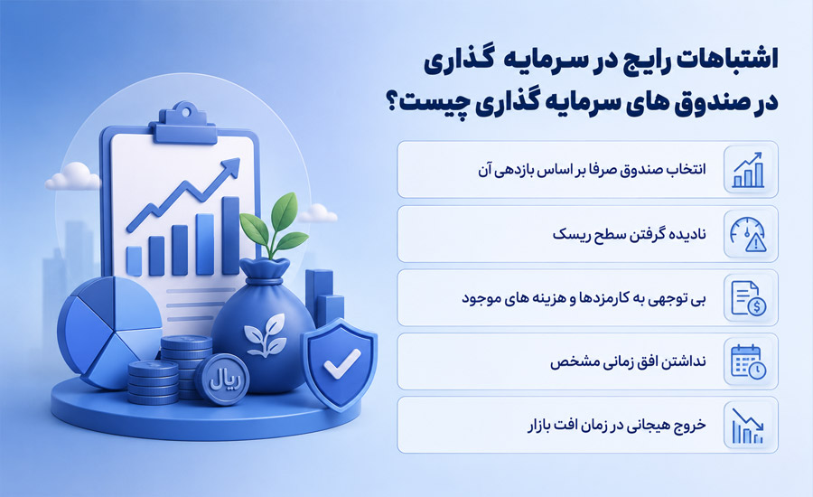 اشتباهات رایج در سرمایه گذاری در صندوق ها