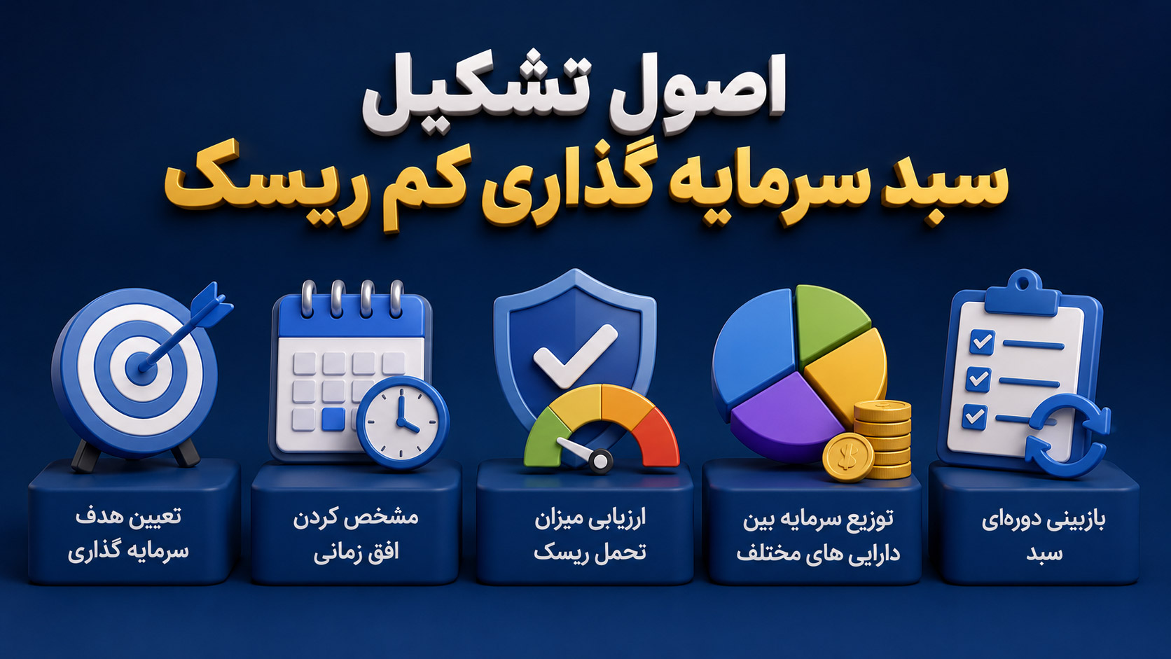 اصول تشکیل سبد سرمایه گذاری کم ریسک