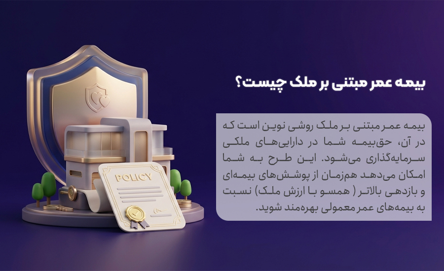 بیمه عمر مبتنی بر سرمایه گذاری در ملک چیست؟